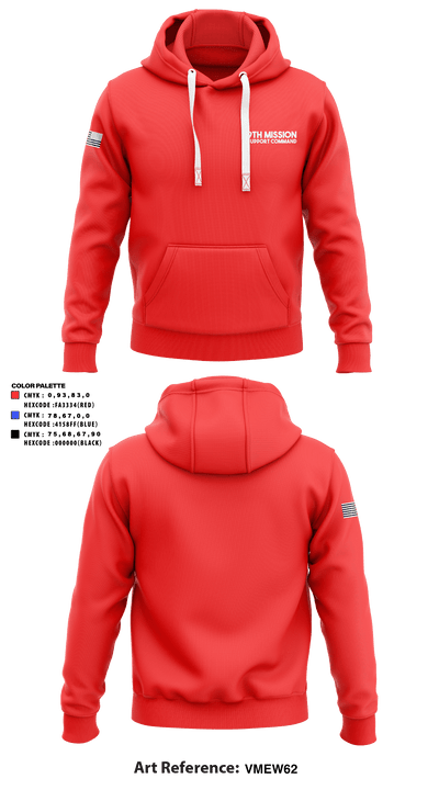 9th Mission Support Command 41337538 Hoodie - 1