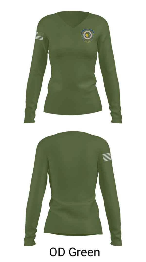 Women's Long Sleeve Vneck Shirt, , Police, Teamtime, Team time, sublimation, custom sports apparel, team uniforms, spirit wear, spiritwear, sports uniforms, custom shirts, team store, custom team store, fundraiser sports, apparel fundraiser