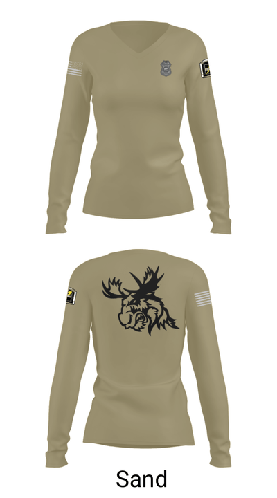 SPD TACTICAL RESPONSE TEAM 13504986 Women's Long Sleeve V-neck Shirt - 42