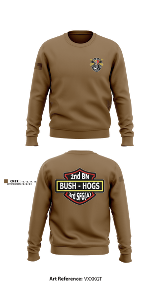 Crew Neck Sweatshirt, MCPOD-XVIII Airborne Corps, Army, Teamtime, Team time, sublimation, custom sports apparel, team uniforms, spirit wear, spiritwear, sports uniforms, custom shirts, team store, custom team store, fundraiser sports, apparel fundraiser