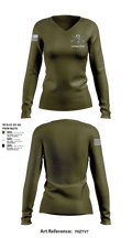 Bushmasters 95054222 Women's Long Sleeve V-neck Shirt - 1