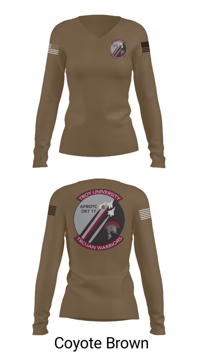 Detachment 017 95318088 Women's Long Sleeve V-neck Shirt - 38