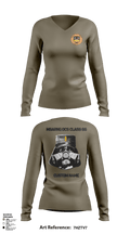 MSARNG OCS Class 66 93679555 Women's Long Sleeve V-neck Shirt - 50