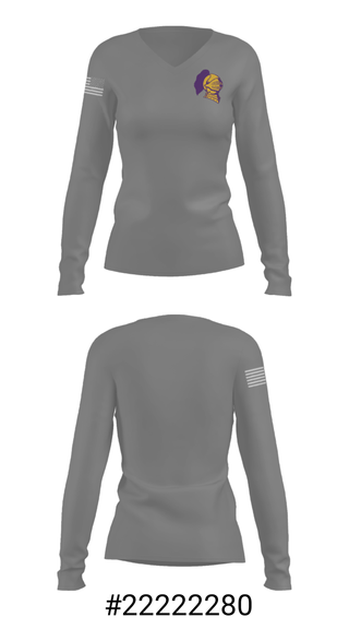 Women's Long Sleeve Vneck Shirt, Chicago Christian High School Soccer, Men's Soccer, Teamtime, Team time, sublimation, custom sports apparel, team uniforms, spirit wear, spiritwear, sports uniforms, custom shirts, team store, custom team store, fundraiser sports, apparel fundraiser