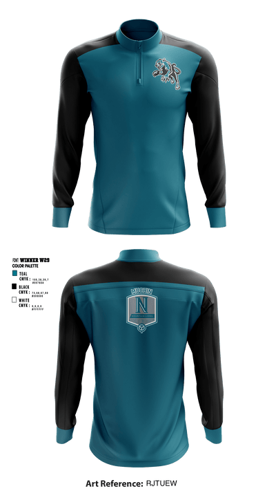 Muchin College Prep 9699574 Quarter Zip Jacket - 2