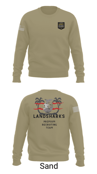 Crew Neck Sweatshirt, , National Guard, Teamtime, Team time, sublimation, custom sports apparel, team uniforms, spirit wear, spiritwear, sports uniforms, custom shirts, team store, custom team store, fundraiser sports, apparel fundraiser