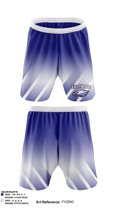 Eastwood High School Soccer 39662382 Athletic Shorts With Pockets - 1