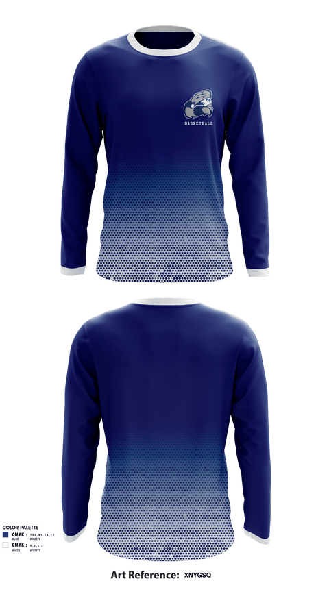 Long Sleeve Performance Shirt, Philipsburg-Osceola High School Basketball, Men's Basketball, Teamtime, Team time, sublimation, custom sports apparel, team uniforms, spirit wear, spiritwear, sports uniforms, custom shirts, team store, custom team store, fundraiser sports, apparel fundraiser