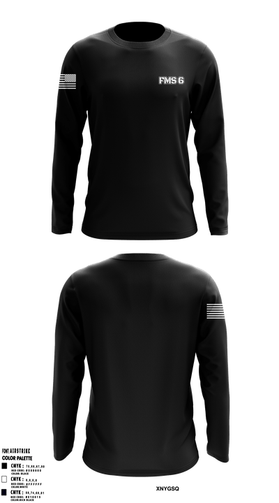FMS 6 83950230 Long Sleeve Performance Shirt - 1