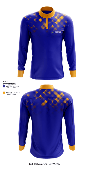 Quarter Zip Jacket, Gautier Middle School Gators, Spirit Store, Teamtime, Team time, sublimation, custom sports apparel, team uniforms, spirit wear, spiritwear, sports uniforms, custom shirts, team store, custom team store, fundraiser sports, apparel fundraiser