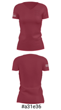 Swarthmore College Golf 9447073 Women's Short Sleeve V-neck Shirt - 21