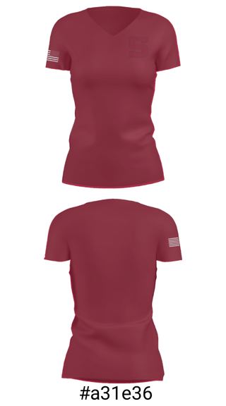 Women's Short Sleeve Vneck Shirt, Swarthmore College Golf, Golf, Teamtime, Team time, sublimation, custom sports apparel, team uniforms, spirit wear, spiritwear, sports uniforms, custom shirts, team store, custom team store, fundraiser sports, apparel fundraiser
