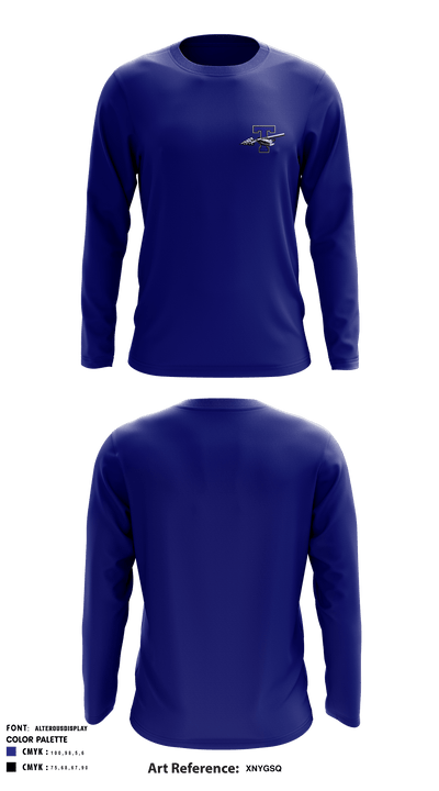 Triana Warriors 45800003 Long Sleeve Performance Shirt - 2