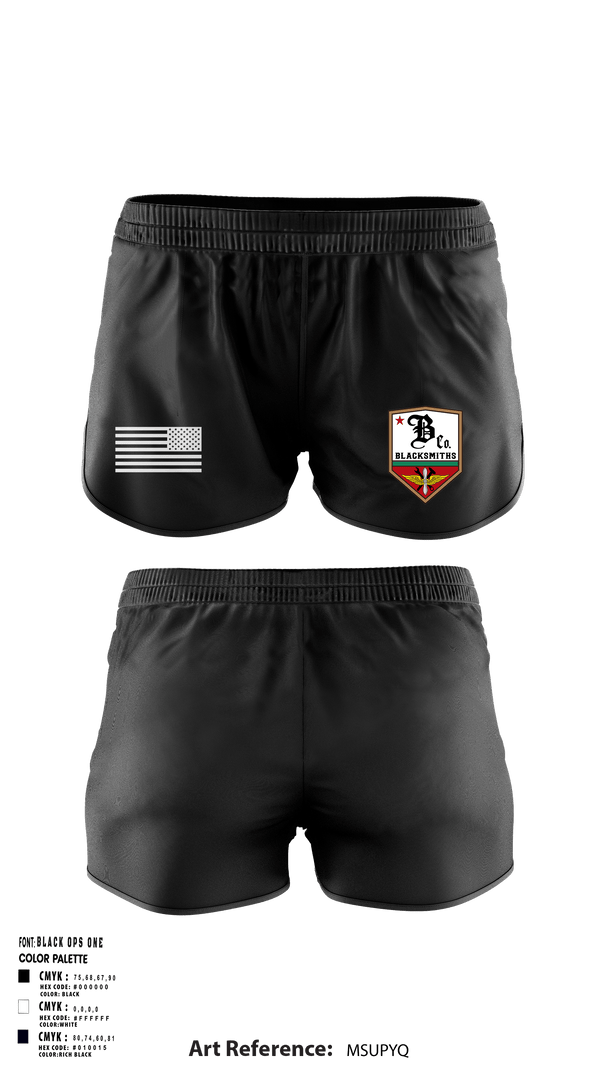 Ranger Panties, Blacksmiths, National Guard, Teamtime, Team time, sublimation, custom sports apparel, team uniforms, spirit wear, spiritwear, sports uniforms, custom shirts, team store, custom team store, fundraiser sports, apparel fundraiser
