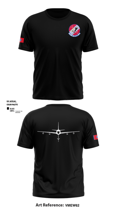 151st Air Refueling Squadron 9193987 Short Sleeve Performance Shirt - 1