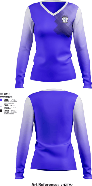 Women's Long Sleeve Vneck Shirt, , , Teamtime, Team time, sublimation, custom sports apparel, team uniforms, spirit wear, spiritwear, sports uniforms, custom shirts, team store, custom team store, fundraiser sports, apparel fundraiser