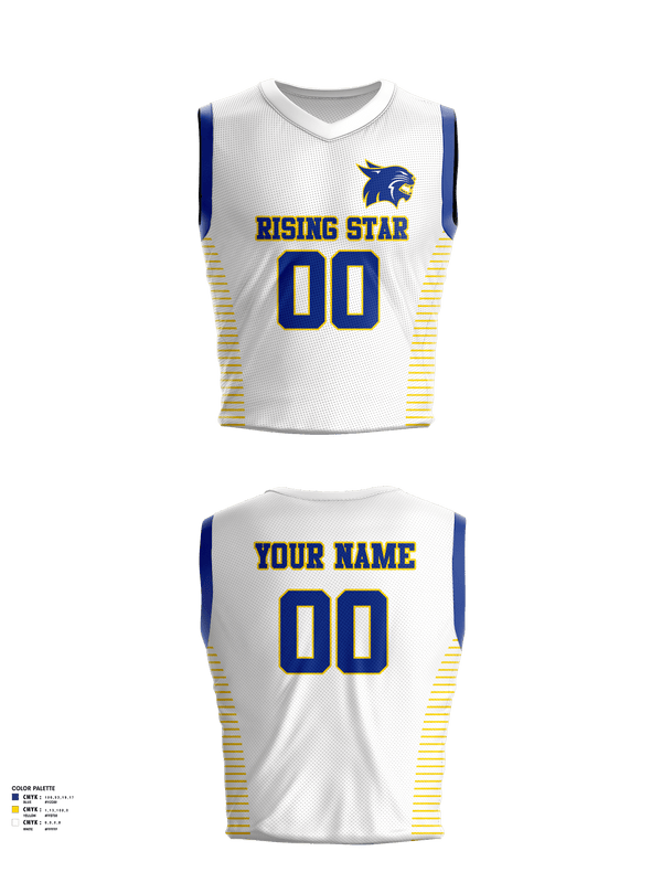 Womens Basketball Jersey, Rising Star High School Basketball, Women's Basketball, Teamtime, Team time, sublimation, custom sports apparel, team uniforms, spirit wear, spiritwear, sports uniforms, custom shirts, team store, custom team store, fundraiser sports, apparel fundraiser