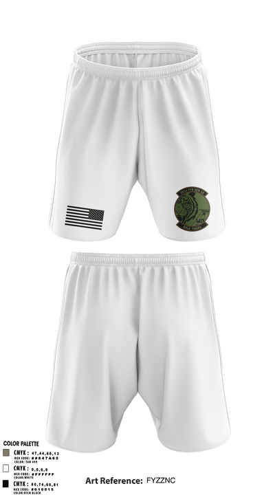 391st APG 27480907 Athletic Shorts With Pockets - 2