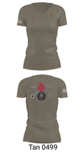 38 DHHB HSC 41282623 Women's Short Sleeve V-neck Shirt - 36