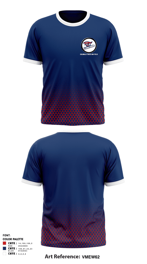 Short Sleeve Performance Shirt, Colonials Track and Field, Track & Field, Teamtime, Team time, sublimation, custom sports apparel, team uniforms, spirit wear, spiritwear, sports uniforms, custom shirts, team store, custom team store, fundraiser sports, apparel fundraiser