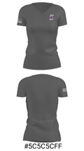 Silverado High School Cheer 1052576 Women's Short Sleeve V-neck Shirt - 14