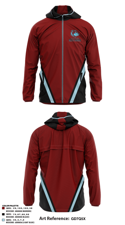 Baldwin High School 30634360 Windbreaker - 4