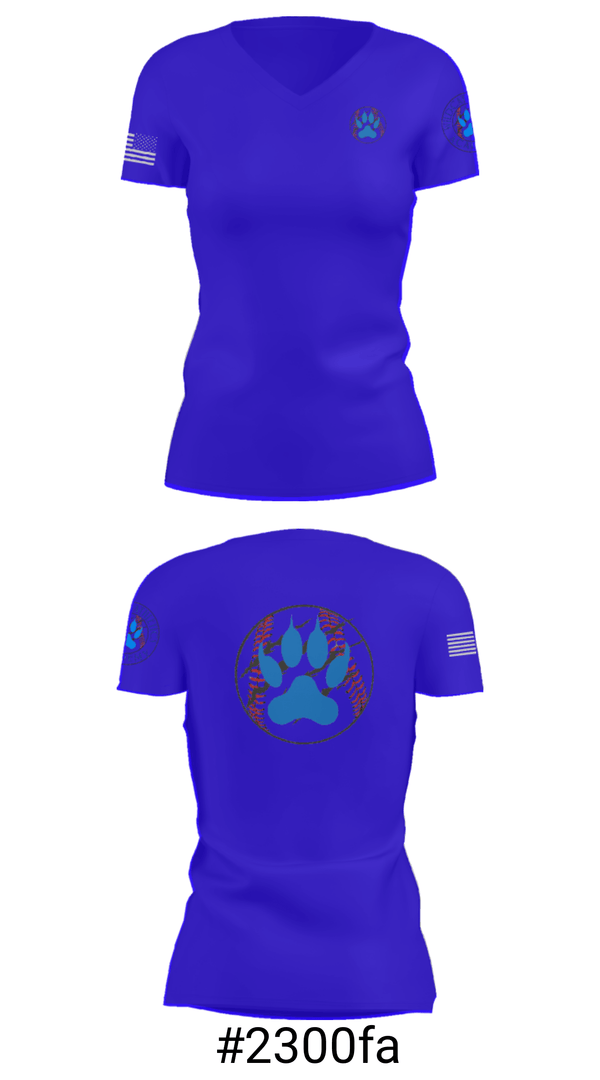 Women's Short Sleeve Vneck Shirt, Wildcats, Baseball, Teamtime, Team time, sublimation, custom sports apparel, team uniforms, spirit wear, spiritwear, sports uniforms, custom shirts, team store, custom team store, fundraiser sports, apparel fundraiser