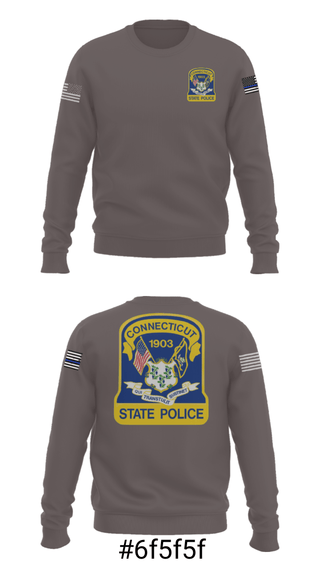Crew Neck Sweatshirt, , Police, Teamtime, Team time, sublimation, custom sports apparel, team uniforms, spirit wear, spiritwear, sports uniforms, custom shirts, team store, custom team store, fundraiser sports, apparel fundraiser