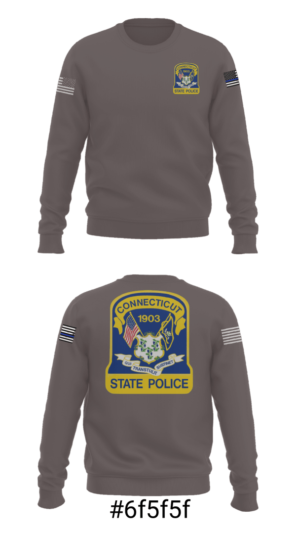 Crew Neck Sweatshirt, , Police, Teamtime, Team time, sublimation, custom sports apparel, team uniforms, spirit wear, spiritwear, sports uniforms, custom shirts, team store, custom team store, fundraiser sports, apparel fundraiser