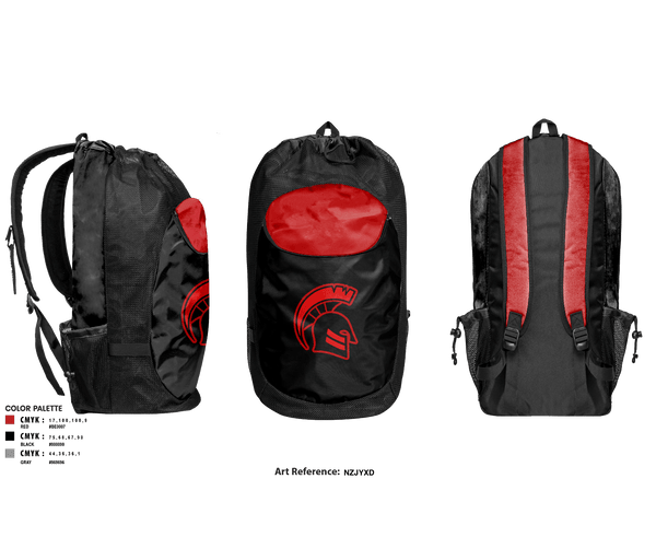 Gear Bag, Discovery High School Basketball, Men's Basketball, Teamtime, Team time, sublimation, custom sports apparel, team uniforms, spirit wear, spiritwear, sports uniforms, custom shirts, team store, custom team store, fundraiser sports, apparel fundraiser