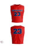 DTG Basketball 38220233 Reversible Basketball Jersey (Red/Blue) - 3