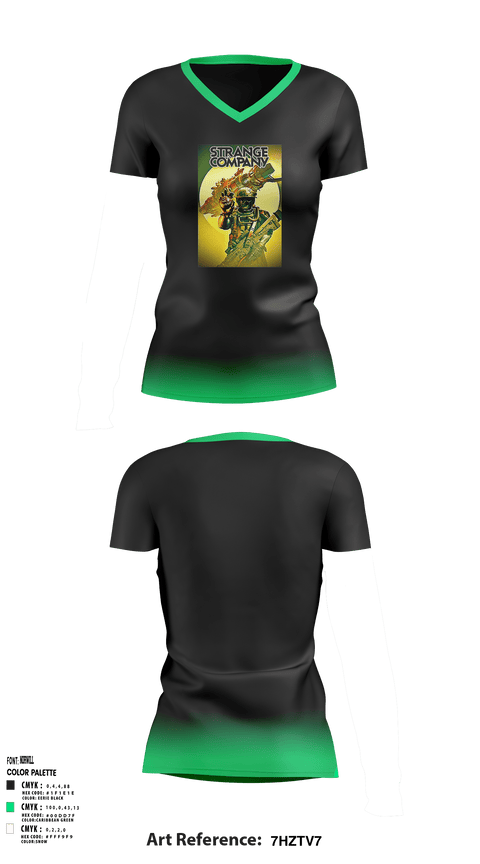 Women's Short Sleeve Vneck Shirt, StrangeCo Pipe HittingStrangeCo Pipe Hitting, , Teamtime, Team time, sublimation, custom sports apparel, team uniforms, spirit wear, spiritwear, sports uniforms, custom shirts, team store, custom team store, fundraiser sports, apparel fundraiser