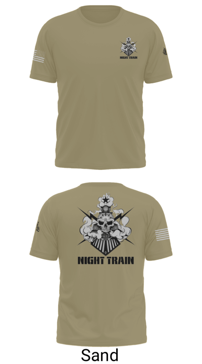 744 Night Train 26449981 Short Sleeve Performance Shirt - 36