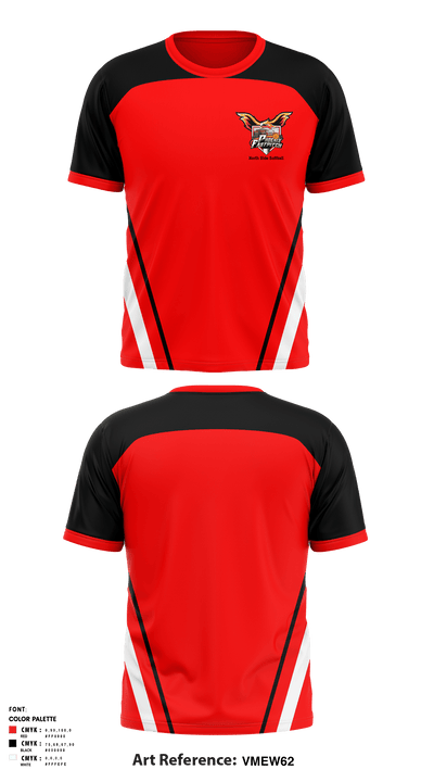 North Side High School Softball 21306920 Short Sleeve Performance Shirt - 2