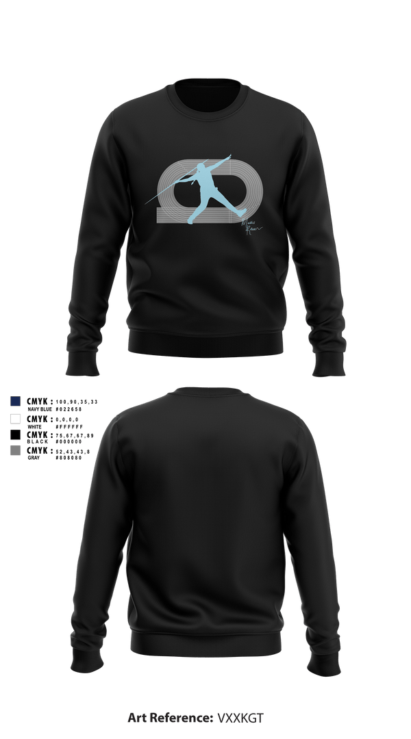 Crew Neck Sweatshirt, Maddie Roberts, , Teamtime, Team time, sublimation, custom sports apparel, team uniforms, spirit wear, spiritwear, sports uniforms, custom shirts, team store, custom team store, fundraiser sports, apparel fundraiser