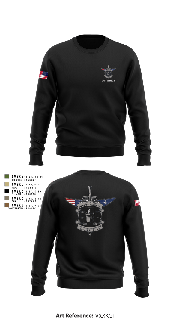 Crew Neck Sweatshirt, , Army, Teamtime, Team time, sublimation, custom sports apparel, team uniforms, spirit wear, spiritwear, sports uniforms, custom shirts, team store, custom team store, fundraiser sports, apparel fundraiser