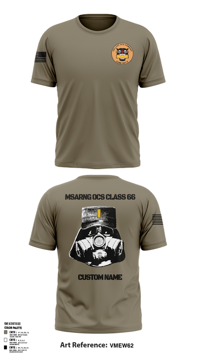 MSARNG OCS Class 66 93679555 Short Sleeve Performance Shirt - 51