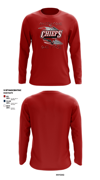 Long Sleeve Performance Shirt, Copperas Chiefs, Football, Teamtime, Team time, sublimation, custom sports apparel, team uniforms, spirit wear, spiritwear, sports uniforms, custom shirts, team store, custom team store, fundraiser sports, apparel fundraiser