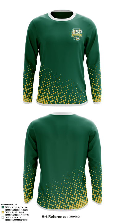 Holy Spirit Preparatory Upper School Swimming 91307263 Long Sleeve Performance Shirt - 1