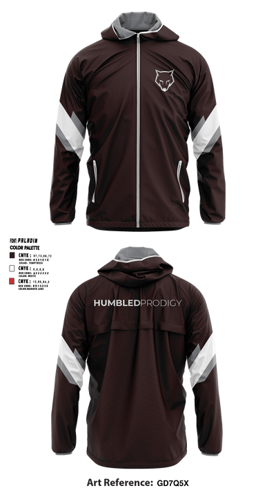 Humbled prodigy 68700461 Windbreaker - 3