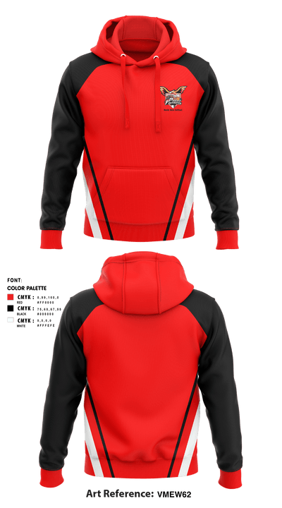 North Side High School Softball 21306920 Hoodie - 2