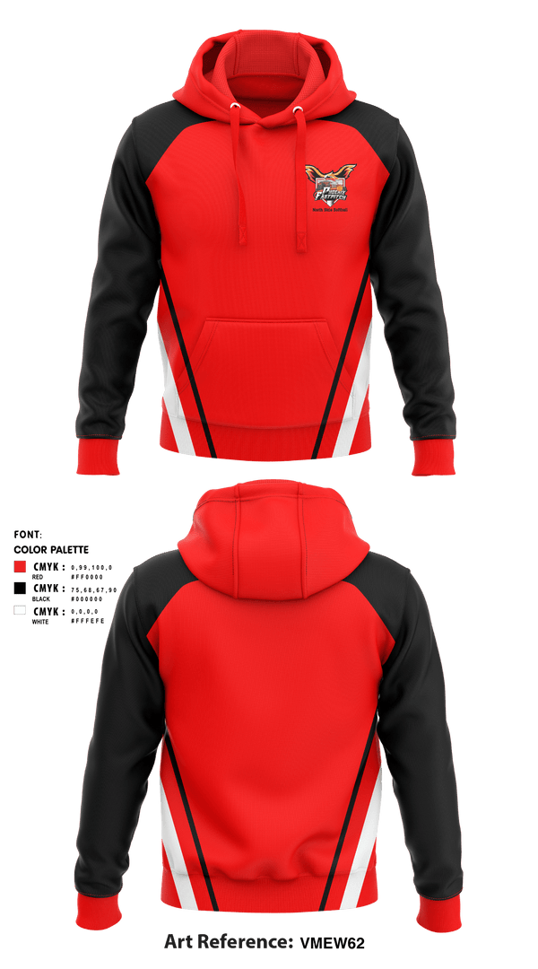 Hoodie, North Side High School Softball, Softball, Teamtime, Team time, sublimation, custom sports apparel, team uniforms, spirit wear, spiritwear, sports uniforms, custom shirts, team store, custom team store, fundraiser sports, apparel fundraiser