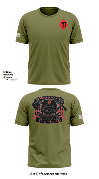 Short Sleeve Performance Shirt, , National Guard, Teamtime, Team time, sublimation, custom sports apparel, team uniforms, spirit wear, spiritwear, sports uniforms, custom shirts, team store, custom team store, fundraiser sports, apparel fundraiser