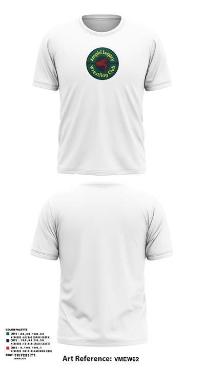 Amphi Legacy Wrestling Club 31665809 Short Sleeve Performance Shirt - 6