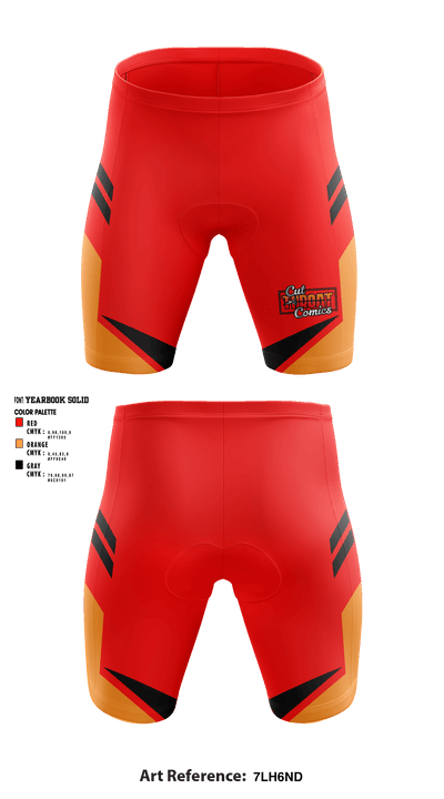 Cut Throat Comics 50053491 Men's Compression Shorts - 1