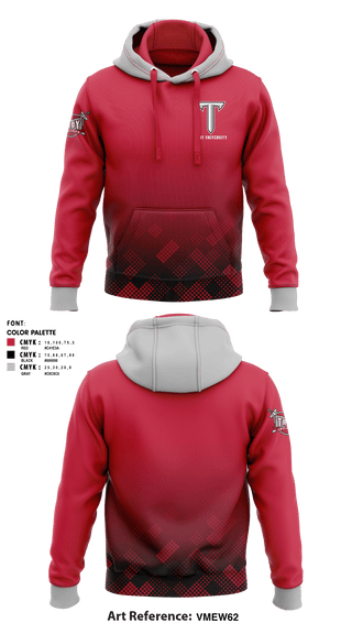 Hoodie, Troy University, Spirit Store, Teamtime, Team time, sublimation, custom sports apparel, team uniforms, spirit wear, spiritwear, sports uniforms, custom shirts, team store, custom team store, fundraiser sports, apparel fundraiser