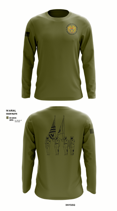 Detachment Republica Moldova 57338540 Long Sleeve Performance Shirt - 14