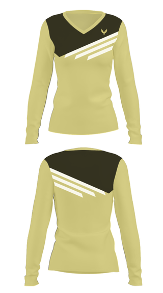 Women's Long Sleeve Vneck Shirt, Florida Prep Cross Country, Cross Country, Teamtime, Team time, sublimation, custom sports apparel, team uniforms, spirit wear, spiritwear, sports uniforms, custom shirts, team store, custom team store, fundraiser sports, apparel fundraiser
