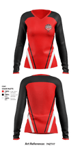 North Side High School Softball 21306920 Women's Long Sleeve V-neck Shirt - 1png