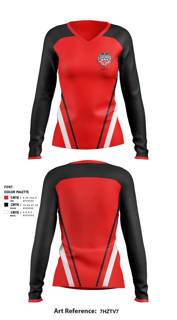Women's Long Sleeve Vneck Shirt, North Side High School Softball, Softball, Teamtime, Team time, sublimation, custom sports apparel, team uniforms, spirit wear, spiritwear, sports uniforms, custom shirts, team store, custom team store, fundraiser sports, apparel fundraiser
